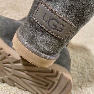 Dark Grey UGG Boot Wedges